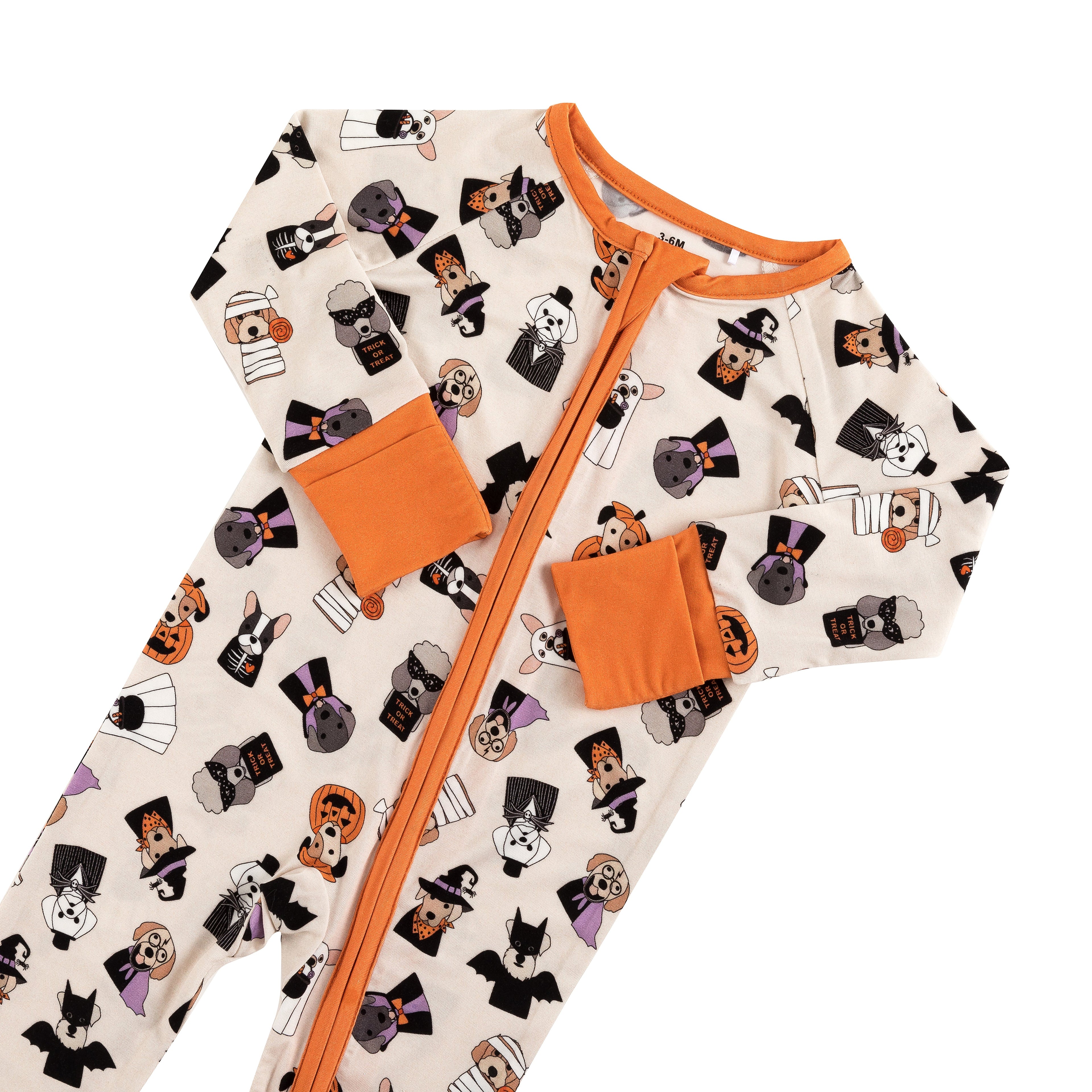 Bark & Treat (Convertible Zip Footies)