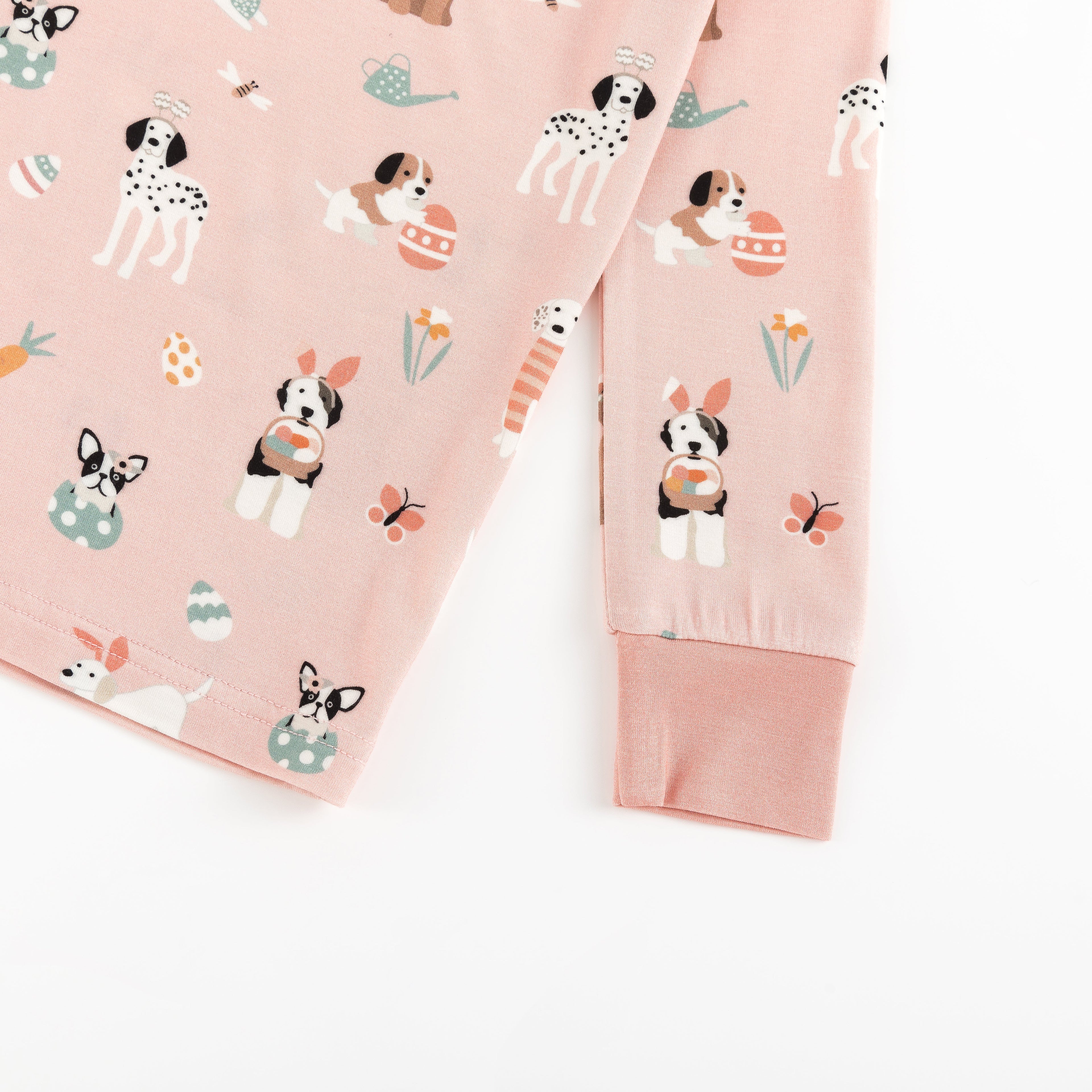 Puppy Egg Hunt (Long Sleeve PJ) - Pink